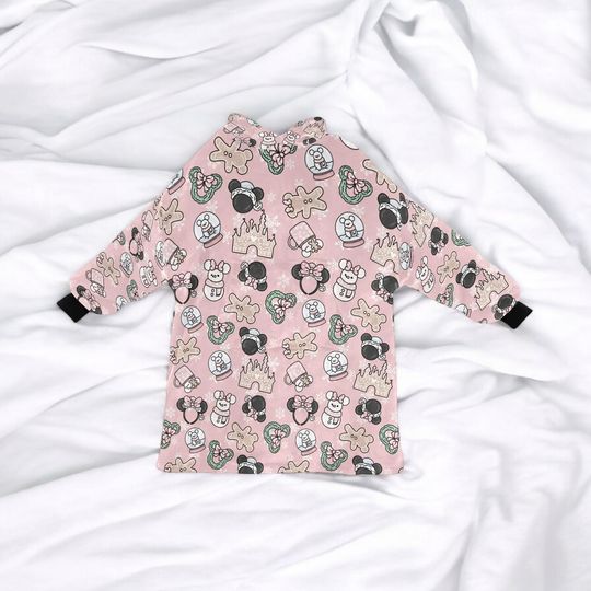 Disney Lovers, Mickey mouse, Minnie Mouse, Christmas gift for children, Blanket hoodie