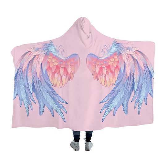 Angel Wings Hoodie Blanket