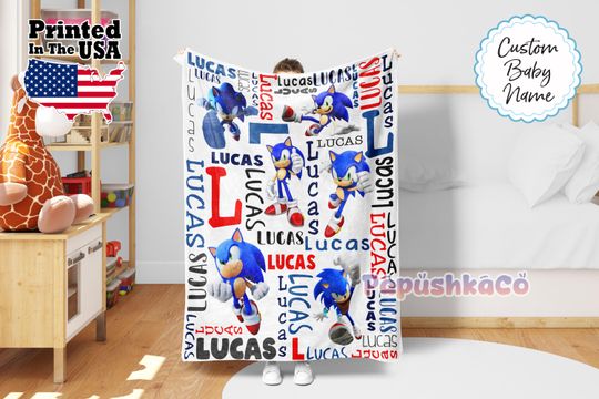 Personalized Cartoon Blanket, Cartoon Blanket, Custom Blanket, Adults blanket, Birthday Gifts, Custom Name Blanket, Monogram blanket