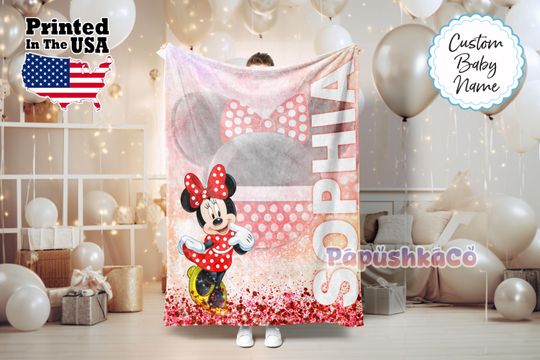 Personalized Cartoon Blanket, Cartoon Blanket, Custom Blanket, Adults blanket, Birthday Gifts, Custom Name Blanket, Monogram blanket