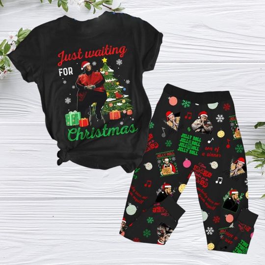 Jelly Roll Christmas Pajamas, Jelly Roll Merch Shirt, Son Of A Sinner Pajamas, Jelly Roll Merch Pajamas, Music Tour 2024 Gift