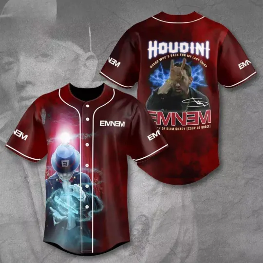 Eminem Baseball Jersey, Baseball Jersey Gift For Fan