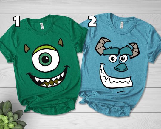 Monsters Incs Costume Shirt, Monsters Incs Family Christmas Shirt, Monsters University, Mike Wazowski Boo Sully, Halloween Party
