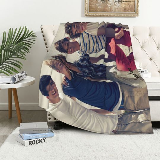 One Direction Blanket Blanket Warm Soft Blanket for Dormitory Living Room Bedroom Sofa Halloween Kids Adults Gifts