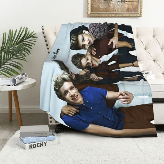 One Direction Blanket Blanket Warm Soft Blanket for Dormitory Living Room Bedroom Sofa Halloween Kids Adults Gifts