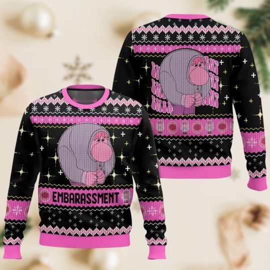Embarassment Inside Out 2 Ugly Sweater, Inside Out 2 Movie Xmas Sweatshirt, Its Okay To Feel All The Feels Shirt, Disney Character Swe