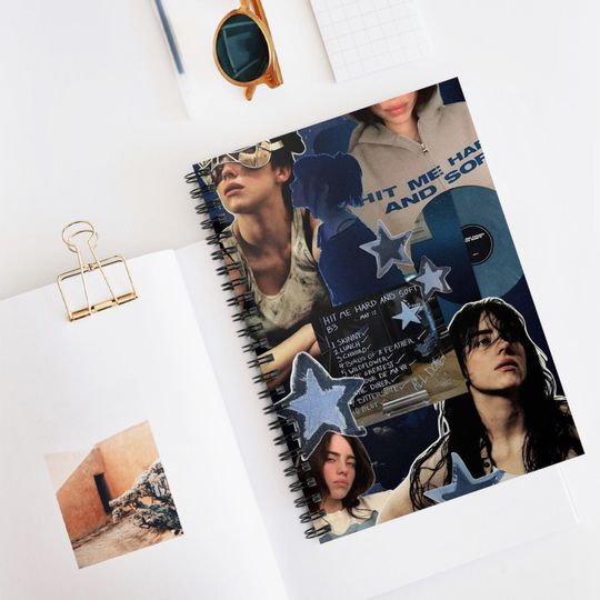 Billie Eilish Spiral Notebook - Ruled Line
