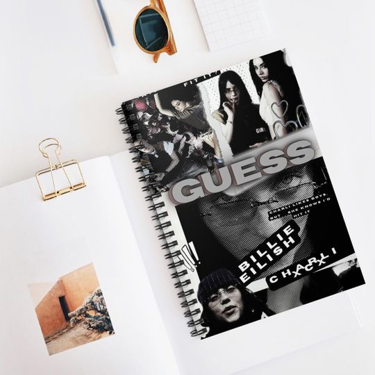 Billie Eilish Spiral Notebook - Ruled Line