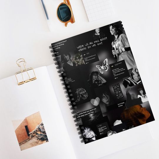 Billie Eilish Spiral Notebook - Ruled Line