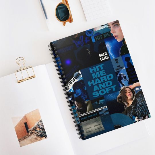 Billie Eilish Spiral Notebook - Ruled Line