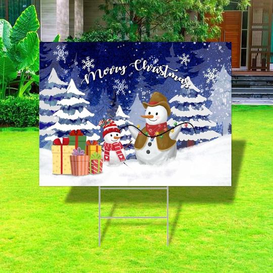 Merry Christmas Yard Signs