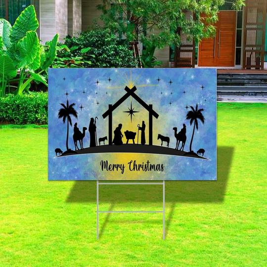 Merry Christmas Yard Signs