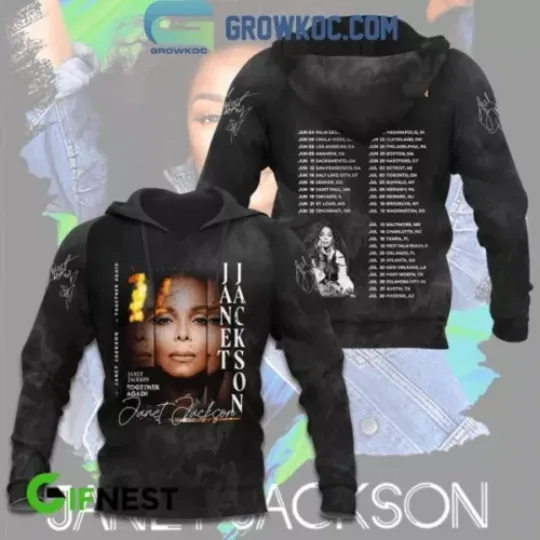 Janet Jackson With Nelly Together Again Tour 2024 Hoodie
