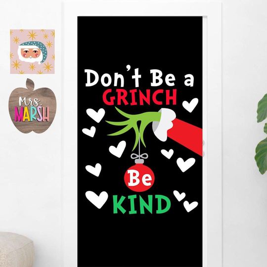 Holiday Decor- Classroom Bulletin Board- Kindness Themed Door Set- Christmas Decoration- Teacher Classroom Decoration
