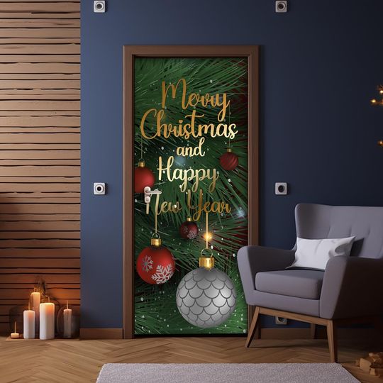 Merry Christmas door cover