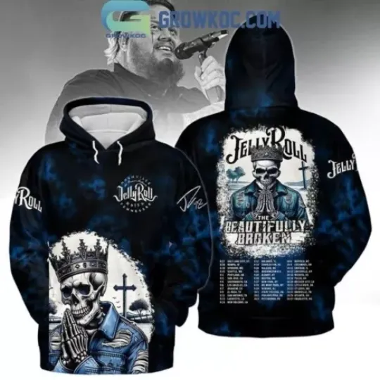 Jelly Roll The Beautifully Broken Tour In 2024 Halloween Hoodie