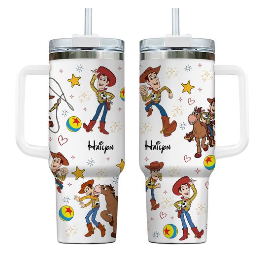 Personalized Toy Story Woody Disney Tumbler