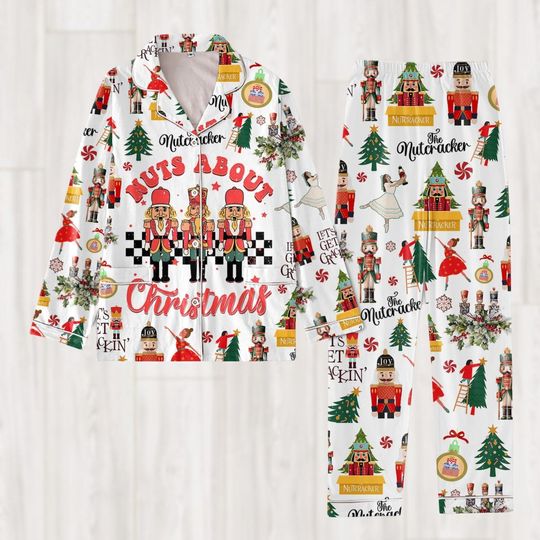 Nutcracker Christmas Pajamas, Clara Holiday Pajamas, The Nutcracker And the Mouse King Shirt, Christmas Movie Thick Pajamas