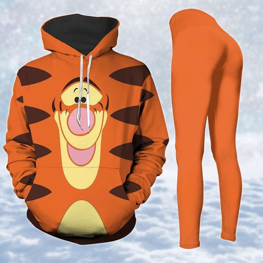 Christmas Tigger Cosplay Hoodie Legging, Winnie The Pooh Shirt, Disney Trip Tee, Magic Kingdom Merch, Pooh And Friends, Gift For Fan