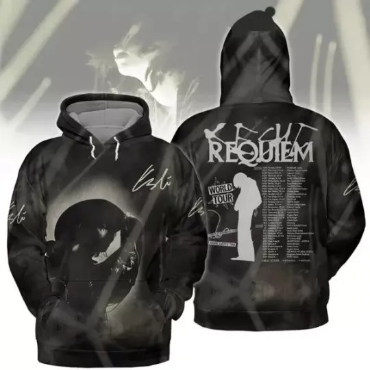 3d hoodie US size, Keshi Requiem World Tour 2024 Hoodie, Keshi Requiem shirt