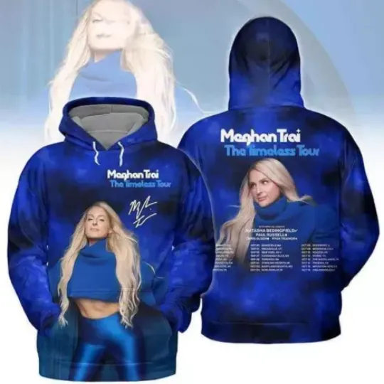 Meghan Trainor 2024 The Timeless Tour Schedule Hoodie