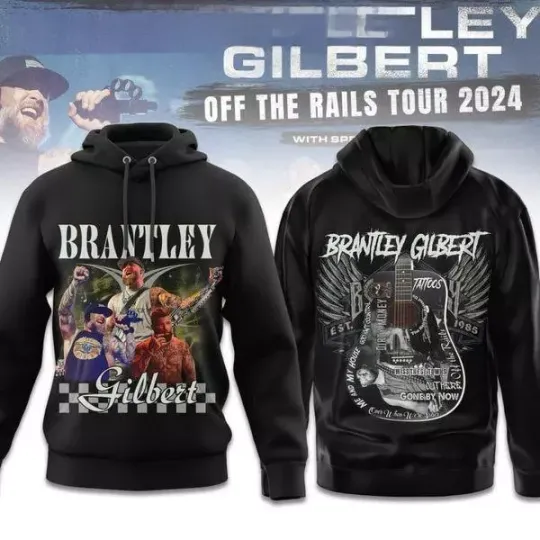 Brantley Gilbert Off The Rails Tour 2024 Hoodie