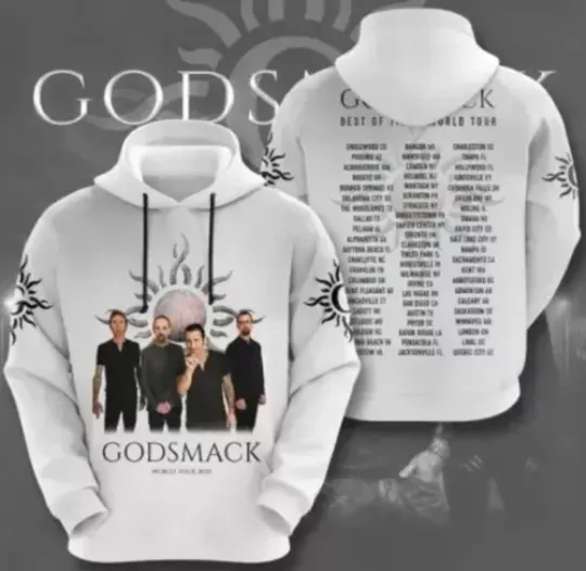 Godsmack Music Band Tour 3D Hoodie