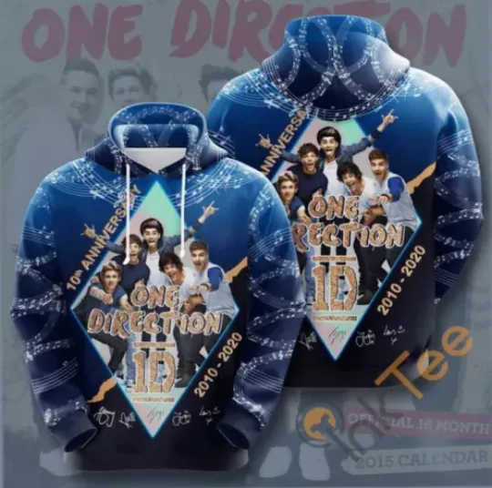 Music One Direction Usa 1429 Pullover 3D Hoodie - For Men and Women