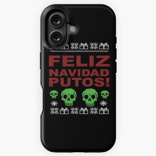 Feliz navidad putos iPhone Case