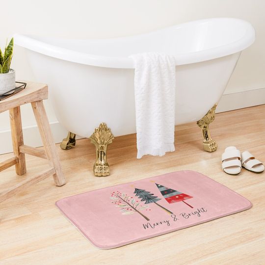 Merry And Bright Bath Mat
