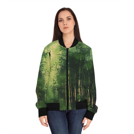 Vintage Japanese Women's Bomber Jacket (AOP)