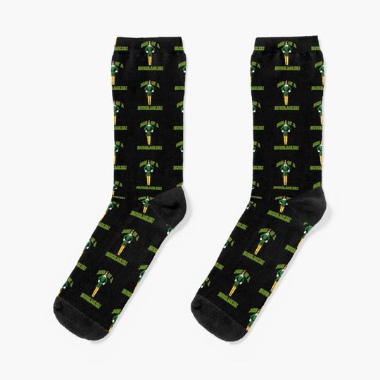 SON OF A NUTCRACKER! Buddy the Elf Christmas movie Will Ferrell Socks