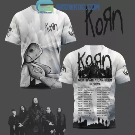 Korn North America Tour In 2024 T-Shirt Hoodie Sweatshirt Pajamas Sweater