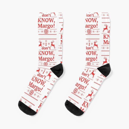 Funny I dont know MARGO Ugly Christmas Socks