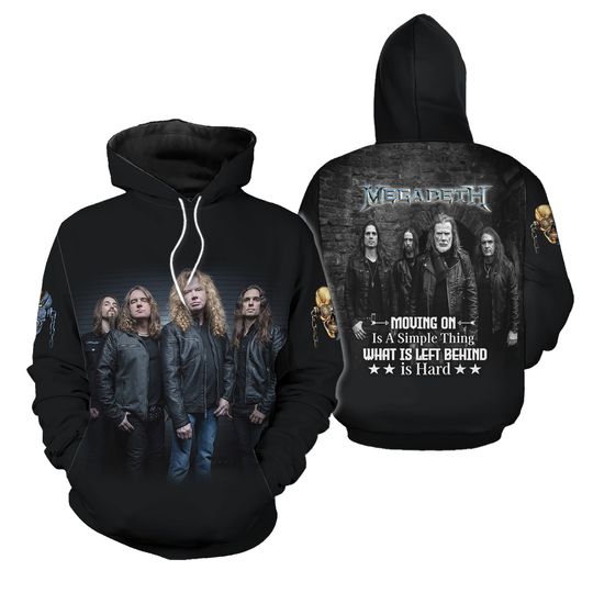 Megadeth A Tout Le Monde Hoodie great band hot hot 3D Hoodie