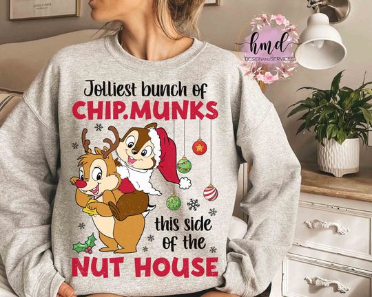 Santa Chip And Dale Custom Christmas Lights T-shirt, Mickey's Very Merry Xmas Party Tee, Disney Magic Kingdom Family Holiday Trip Gift