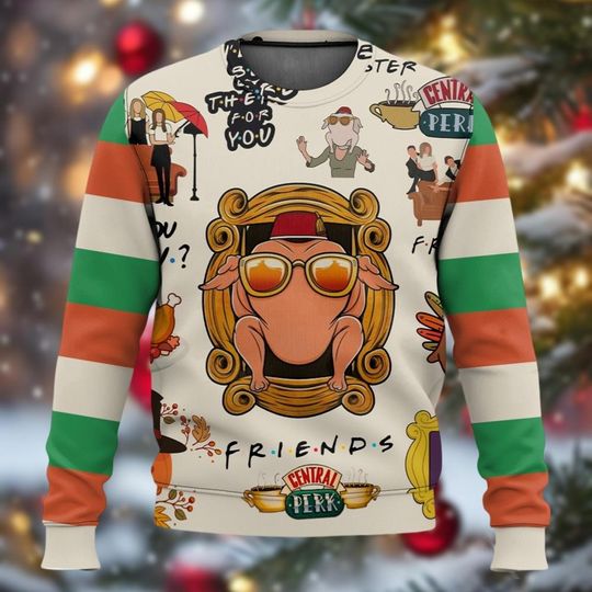 Friends Christmas Ugly Sweater, Friends TV Show Xmas Sweater, Central Perk Coffee Sweater, Friends Movie Sweatshirt, Best Friends Gift