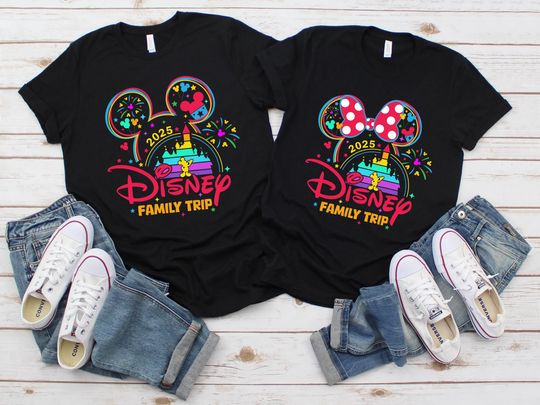 Disney Family Trip 2025 Tshirts,Custom Disney Family Trip Tee,Disney Family Matching 2025 Custom Shirts,Disney Trip Tee,2025 Disney Custom