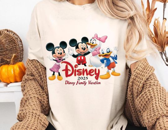 Disney Family Trip 2025 T-shirt, Disney Family T-shirt 2025, Disneyland Trip T-shirt, Disney Family Vacation 2025 T-shirt, 2025 Disney Shirt