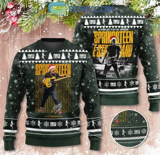 2023 Tour Bruce Springsteen And Estreet Band Chirstmas Ugly Sweater