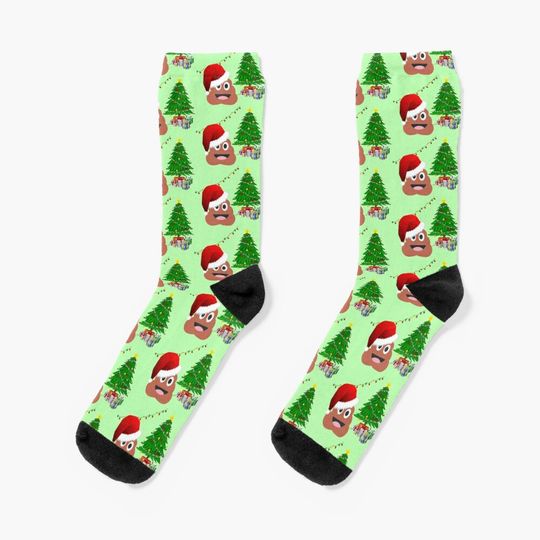 Discover christmas poo emoji  Socks