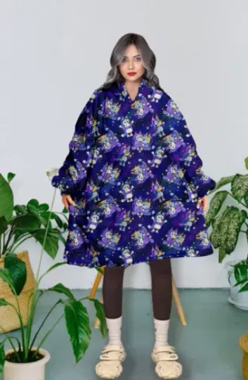 BlueyDad Galaxy Oversized Blanket Hoodie