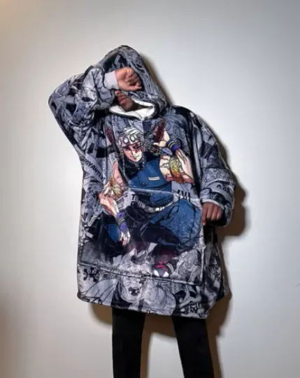 Tengen Uzui demon Oversized Blanket Hoodie