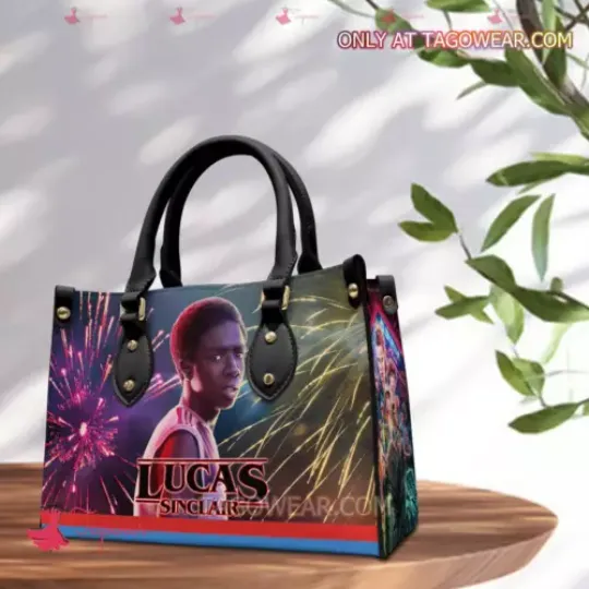 Stranger Things Lucas Sinclair Leather Handbag