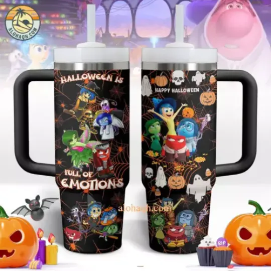 Inside Out Halloween s Full Of Emotions Stanley Tumbler 40oz
