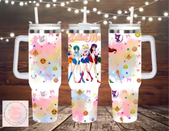 Sailor Moon Anime 40oz Tumbler Stainless Steel