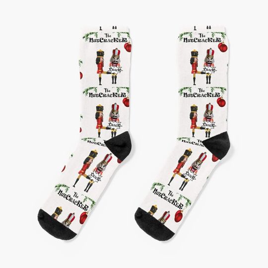 The Nutcracker white or light bg Socks
