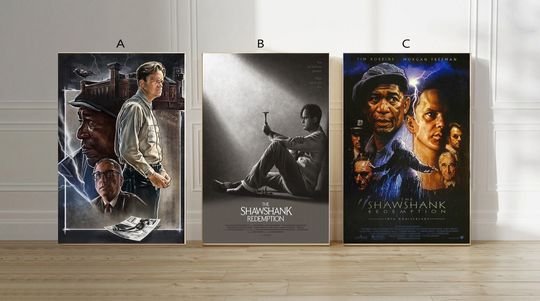 The shawshank redemption Film classic movie canvas poster unframe multiple choice