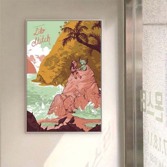 Lilo & Stitch Film classic movie canvas poster unframe multiple choice