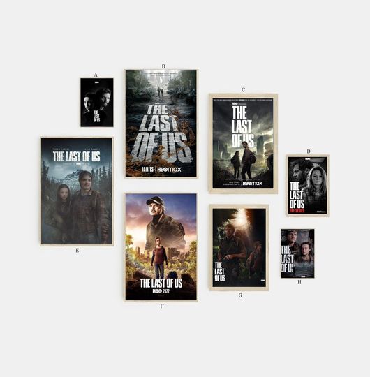 Discover The Last of Us TV Film classic movie canvas poster unframe multiple choice